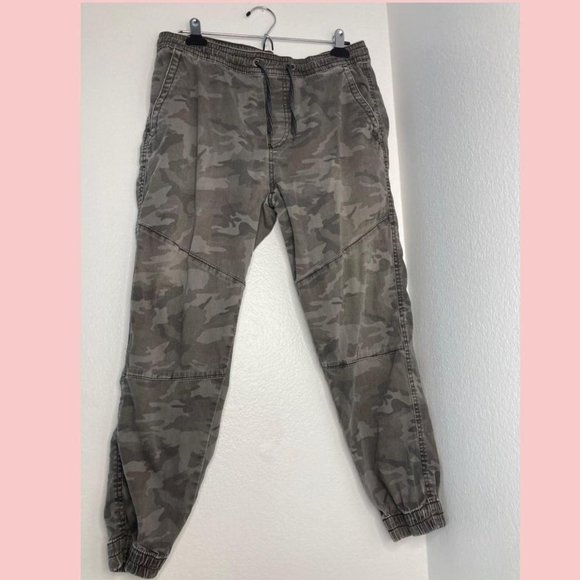 Plugg Pants - PLUGG camo cargo pants gray MEDIUM